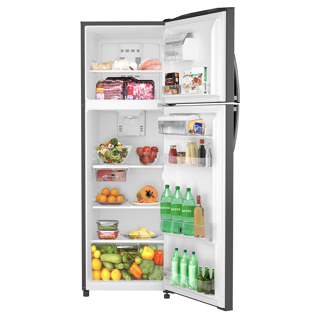 Refrigerador Automático 300 L Dark Silver Mabe - RMA300FXMRQ0