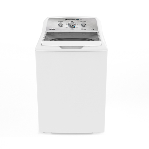 Lavadora automática de 19 kg con agitador blanca mabe - LMA79113VBAB0