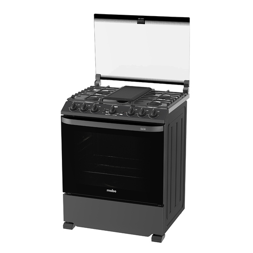 Estufa de Piso 76 cm Black Slate Mabe - EMHA7602JBS0 | Estufas ...