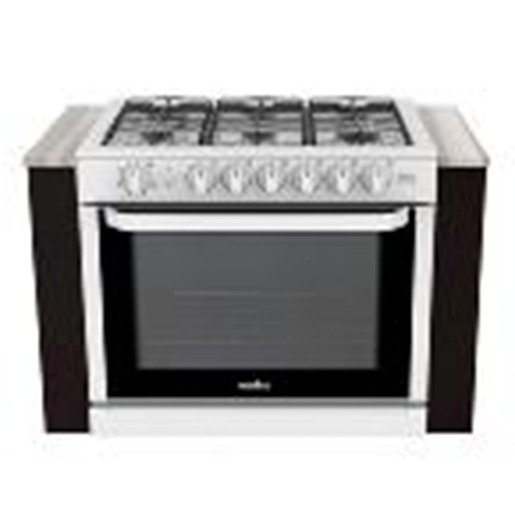 Estufa de empotre 80cm 30pulgadas Plata Mercury Mabe - EMC80130S0 ...