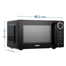 B_Mabe_Horno_Microondas_25Lts_Negro_HMM09CHNJ_Isometrico