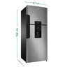 B_Mabe_Refrigerador_389Lts_Platinum_RMP389GCT_Derecha_Isometrico