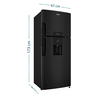 B_Mabe_Refrigerador_415Lts_Grafito_RMP415JPG_Derecha_Isometrico