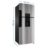 B_Mabe_Refrigerador_470Lts_Inox_RMP470ZCU_Derecha_Isometrico
