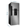B_Mabe_Refrigerador_470Lts_Platinum_RMP470JET_Derecha_Isometrico
