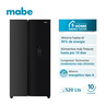 B_Mabe_Refrigerador_520Lts_Black_Steel_MSD565QMLSP0_Hero