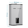 C_Mabe_Calentador_16Lts_Silver_CMM16C1FSNA_Derecha_Isometrico