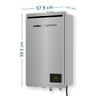 C_Mabe_Calentador_20Lts_Silver_CMM20C1FSNA_Izquierda_Isometrico