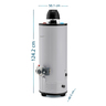 C-Mabe-Calentador-78L-Gris-CAGM20ANS0-Isometrico
