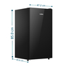 C_Mabe_Frigobar_90Lts_Black_Glass_RMF04PV1_Isometrico