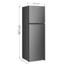 C_Mabe_Refrigeracion_243Lts_Inox_RMN245PXPRX0_Isometrico