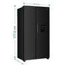C_Mabe_Refrigeracion_480Lts_Black_Steel_MSC480LMRPS0_Isometrico
