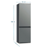 C-Mabe-Refrigerador-244Lts-Inox-RMB276PXLCX0-Derecho-Isometrico