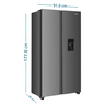 C_Mabe_Refrigerador_436Lts_Inox_MSD480LMRSS0_Isometrico