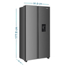 C_Mabe_Refrigerador_480Lts_Inox_MSE480LMLSS0_Isometrico