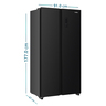 C_Mabe_Refrigerador_520Lts_Black_Steel_MSD565QKLSP0_Isometrico