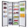 D-Mabe-Refrigeracion-480L-Black-Steel-MSL480LPLPS0-Abierto-Con-Props