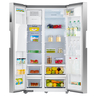 D_Mabe_Refrigerador_788Lts_Inox_MSL746IOLFS0_Frontal_Abierto_Con_Props