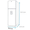 F_Mabe_Refrigerador_244L_Grafito_RMA244PJEG_Isometrico