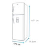 F_Mabe_Refrigerador_378L_Grafito_RMP378FLEG_Isometrico