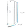 F_Mabe_Refrigerador_418L_Platinum_RMP418FJET_Isometrico