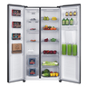 F_Mabe_Refrigerador_480Lts_Inox_MSE480LMLSS0_Frontal_Con_Props