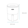 Freidora de Aire Digital 3.8 Litros Negro Mabe - AFM38DN