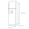G-Mabe-Refrigerador-267L-Dorian-RMA267FBCG-Isometrico
