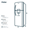 G_RMA300FZMRX0_1_Mabe_Refrigeradores_300L_Inox_Isometrico