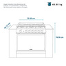 I_EMC80130S0_Mabe_Coccion_80cm_Silver_Isometrico