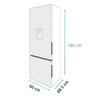 K_Mabe_Refrigerador_432L_Silver_RMB432PXPRS0_Isometrico