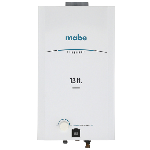 Calentador de agua de Gas Natural 2 Servicios 13 L Blanco Mabe - CMP130TNBN