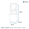 Centro de Lavado de 17 kg Diamond Gray Mabe - MCLC1740PSDG1