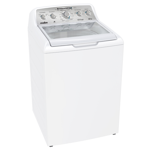 Lavadora Automática Aqua Saver Green Alta Eficiencia 22 kg Blanca con Sanitizado Mabe - LMA72215WBAB0