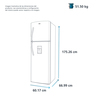 Refrigerador Automático 300 L Grafito Mabe - RMA1130YMFE0