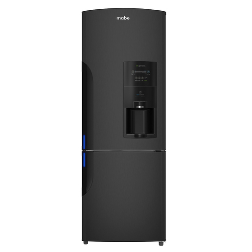 Refrigerador Bottom Freezer 15 pies cúbicos (400 L) Black Stainless Steel Mabe - RMB400IBMRP0